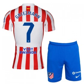 Atlético Madrid Griezmann 7 Børn Hjemme 2025-26 - Fodboldtrøjer (S/S)